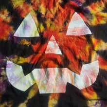 Load image into Gallery viewer, Jack-o-lantern reverse swirl glow in the dark size adult Medium runs on the smaller size
