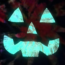 Load image into Gallery viewer, Jack-o-lantern reverse swirl glow in the dark size adult Medium runs on the smaller size
