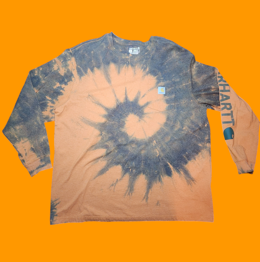 Reverse Carhartt Long Sleeve Pocket Loose Fit 2XL