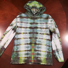Load image into Gallery viewer, Spine with mandala Lightweight Long Sleeve Hooded T-Shirt Adult Medium
